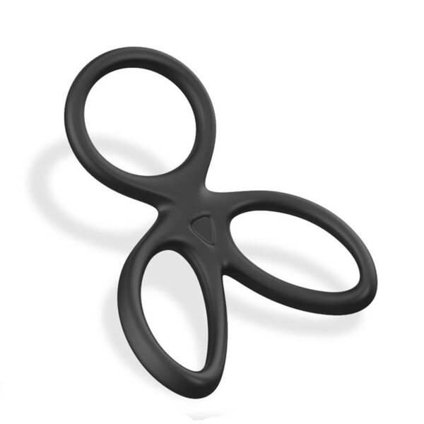 Triple Penis and Testicles Ring Liquid Silicone - Image 4