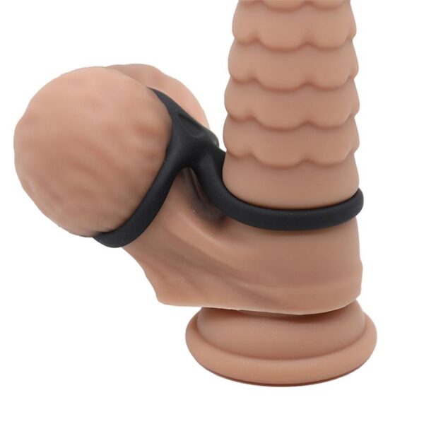Triple Penis and Testicles Ring Liquid Silicone - Image 6