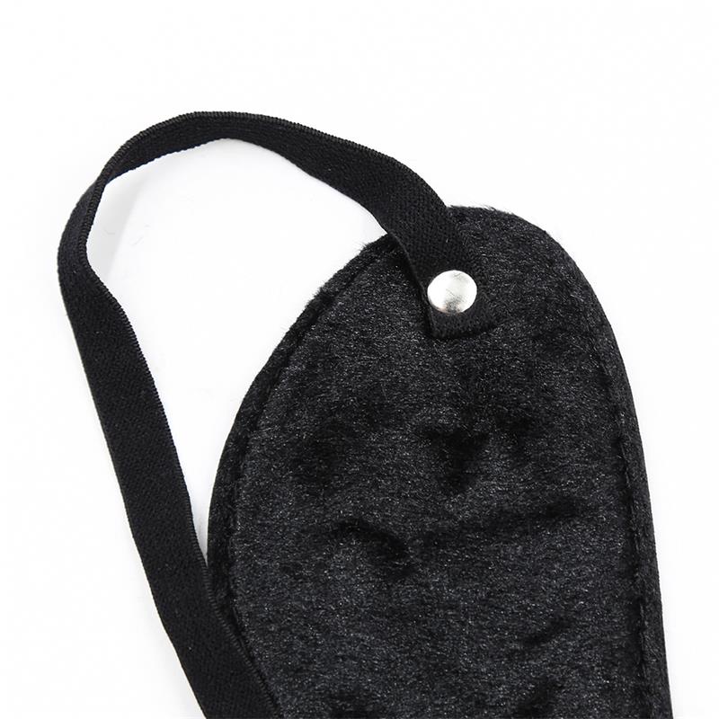 Fur Blindfold with 3 Rivets - Image 5