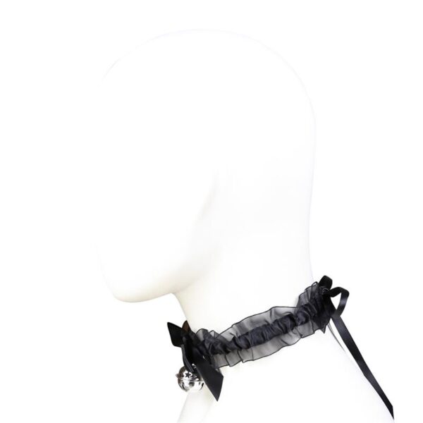 Collar with Bow, Bell and Lace - Image 7