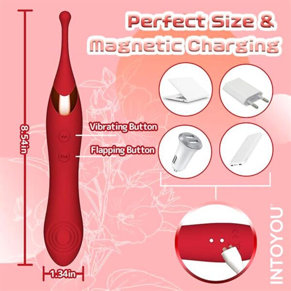 Onax Double Pulse Stimulator with Vibrating Tip USB - Image 14