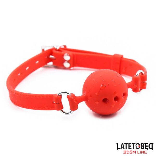 Breathable Silicone Ball Gag S - 4 cm - Image 2