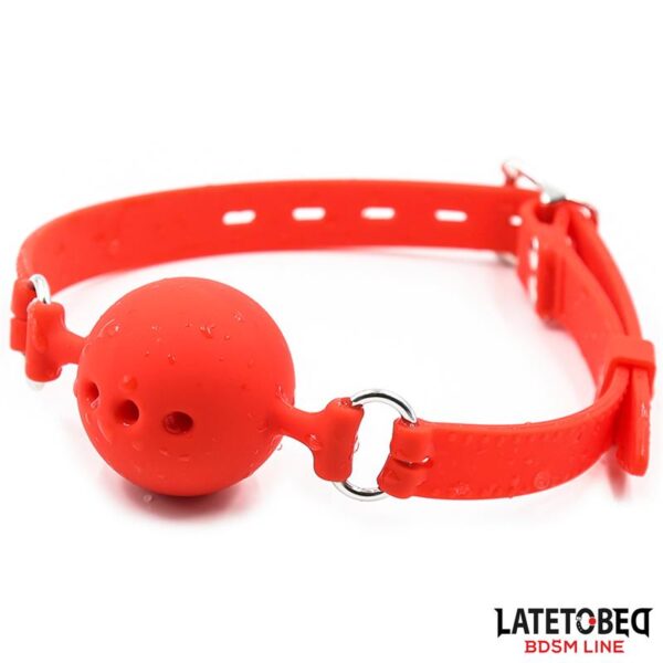 Breathable Silicone Ball Gag S - 4 cm - Image 3