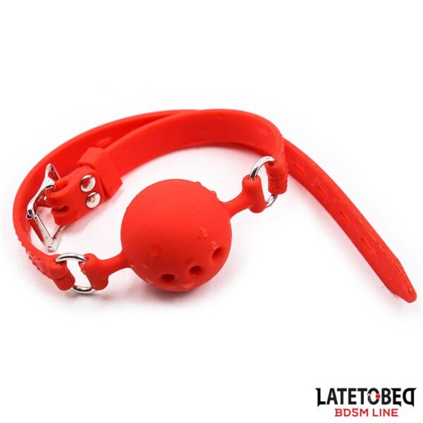 Breathable Silicone Ball Gag S - 4 cm - Image 4