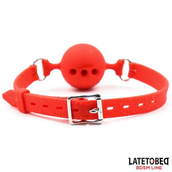 Breathable Silicone Ball Gag S - 4 cm - Image 6