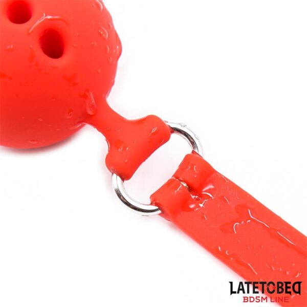 Breathable Silicone Ball Gag S - 4 cm - Image 7