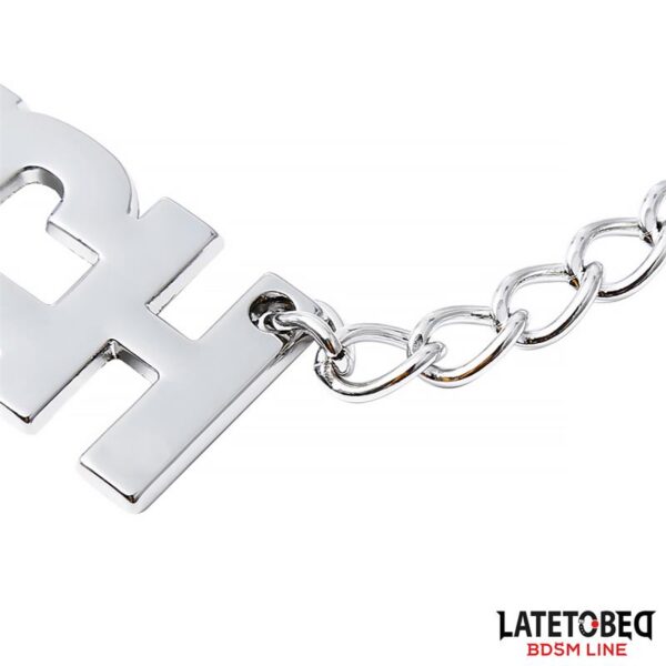 Nipple clamps with Chain  - Bitch - Image 5