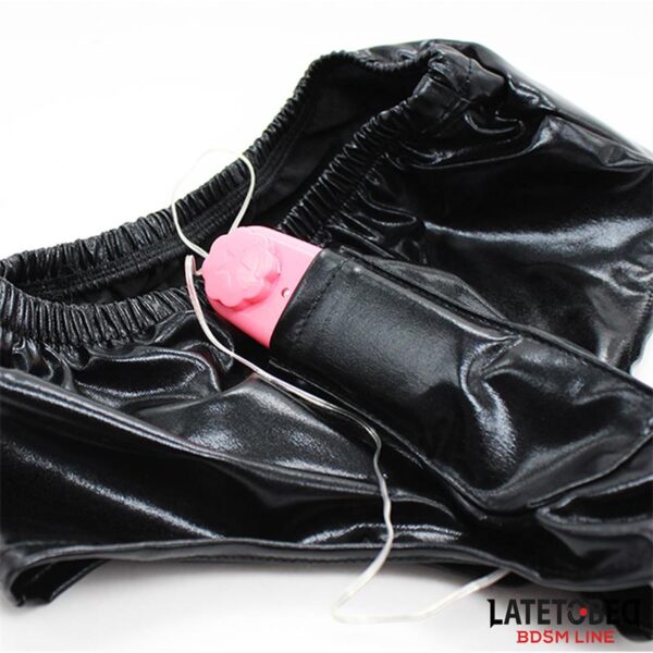 Elastic Briefs with Vibrating Dildo One Size - Image 3