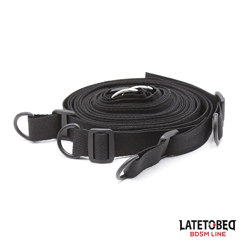 Bed Eestraint Set with Blindfold Adjustable Cuffs - Image 3