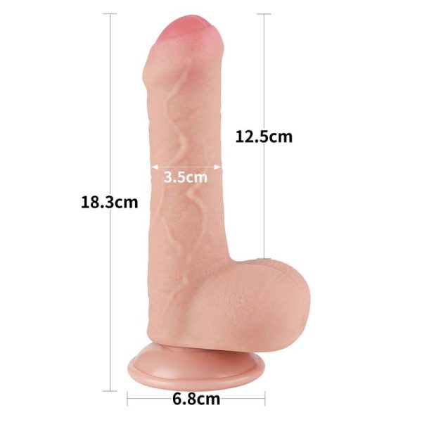 Sliding Skin Dual Layer Dildo 7 - Image 12