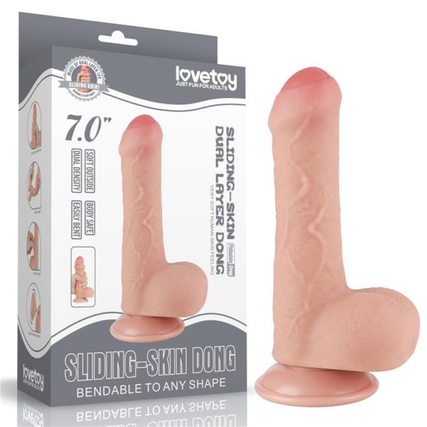Sliding Skin Dual Layer Dildo 7 - Image 13