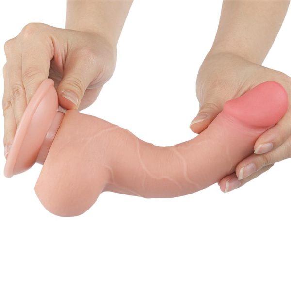 Sliding Skin Dual Layer Dildo 7.5 - Image 3
