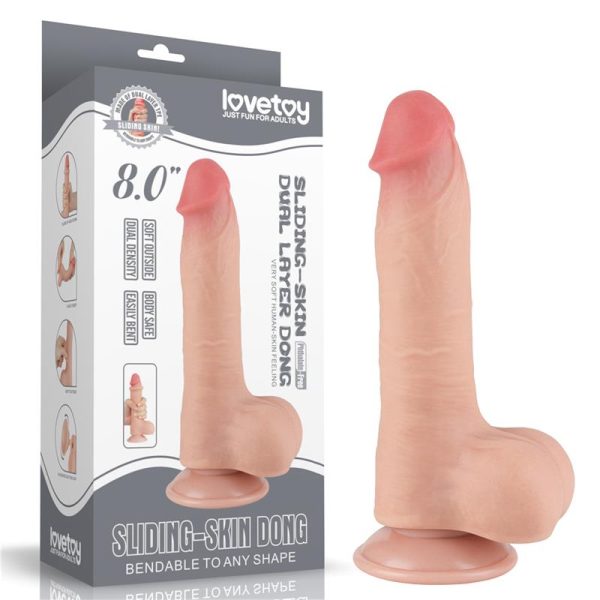 Sliding Skin Dual Layer Dildo 8 - Image 13