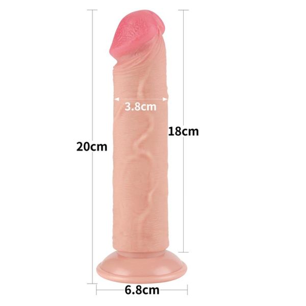 Sliding Skin Dual Layer Dildo 8 - Image 12