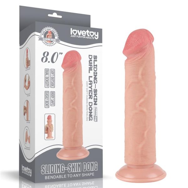 Sliding Skin Dual Layer Dildo 8 - Image 13