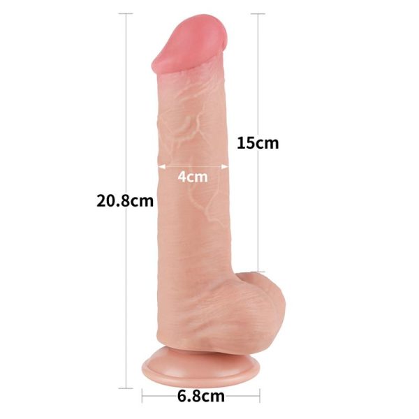 Sliding Skin Dual Layer Dildo 8 - Image 11