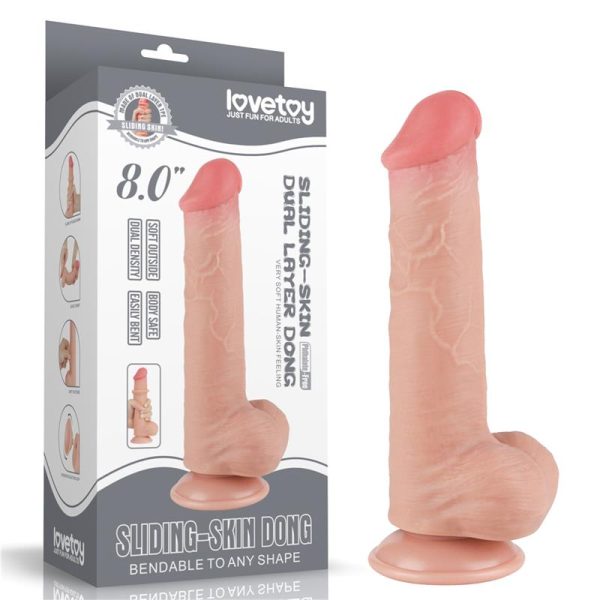 Sliding Skin Dual Layer Dildo 8 - Image 12