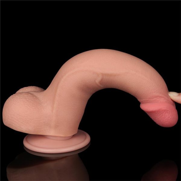 Sliding Skin Dual Layer Dildo 8.5 - Image 4