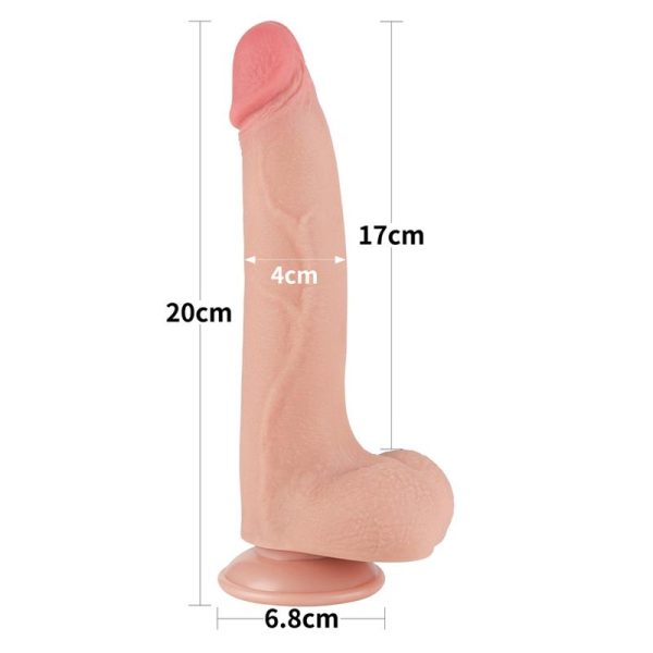 Sliding Skin Dual Layer Dildo 8.5 - Image 12