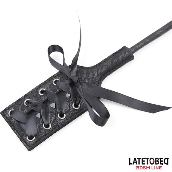 Multi Feathers Tickler and Lace Ribbon Paddle Comb - Image 5