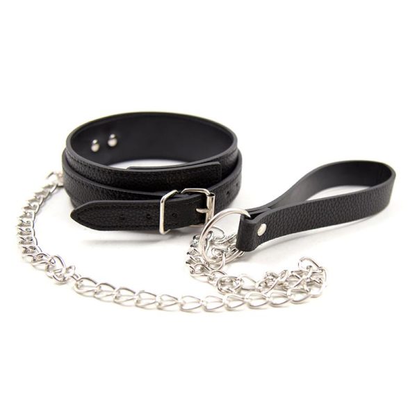 Snake Pattern Collar with Leash - Image 2