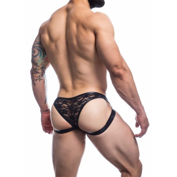 L4CE04 Slip with Jockstrap Details with Lace - Image 2