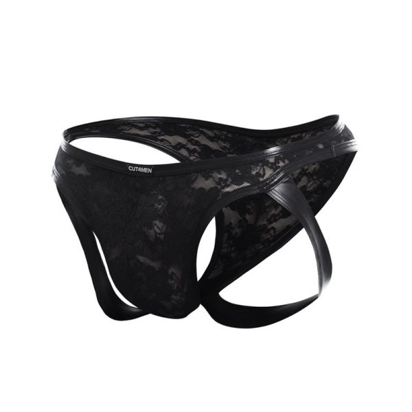 L4CE04 Slip with Jockstrap Details with Lace - Image 5