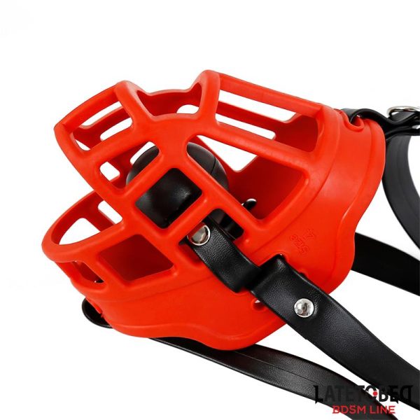Muzzle with Breathable Gag Ball - Image 4