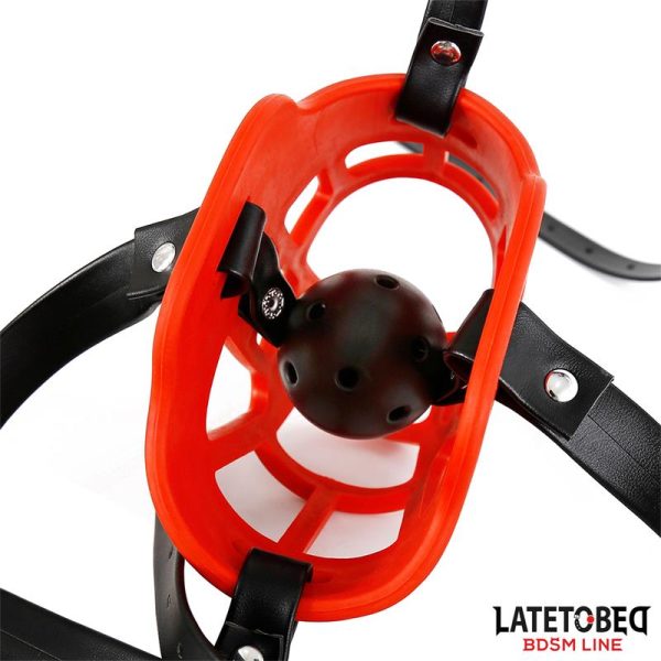 Muzzle with Breathable Gag Ball - Image 5