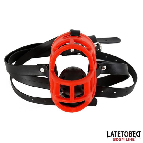 Muzzle with Breathable Gag Ball - Image 6
