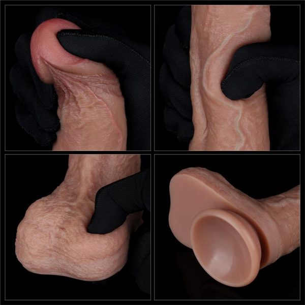 Dual Layered Silicone Dildo 8.5 - Image 14