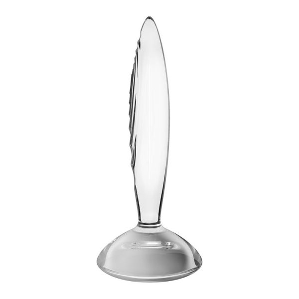 Butt Plug Sparkling Crystal Hot and Cold Clear - Image 2