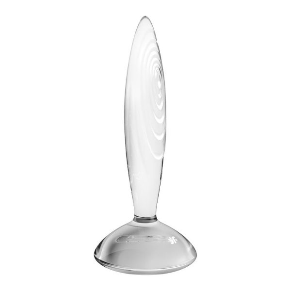 Butt Plug Sparkling Crystal Hot and Cold Clear - Image 3