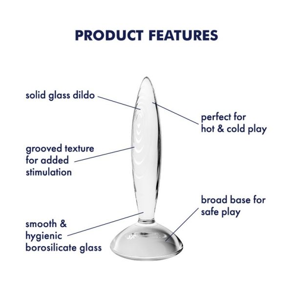 Butt Plug Sparkling Crystal Hot and Cold Clear - Image 5