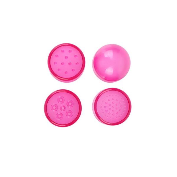 mini massager with 3 heads Pink - Image 2