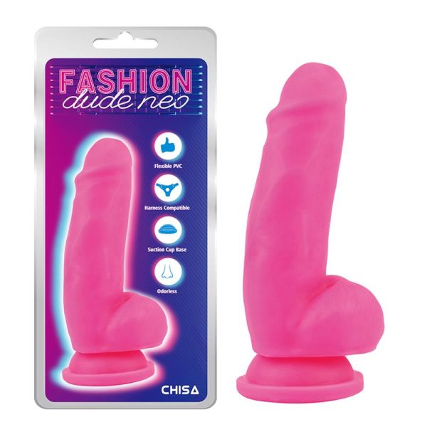 Dual Density Dildo Pink 6.9 - Image 5