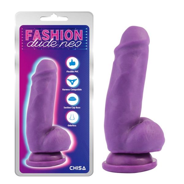 Dual Density Dildo Purple 6.9 - Image 5