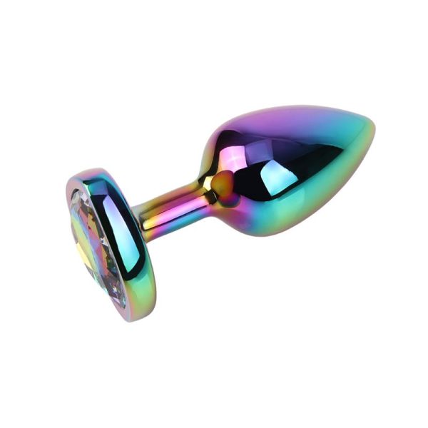 Rainbow Heart Gem Plug Size S - Image 3