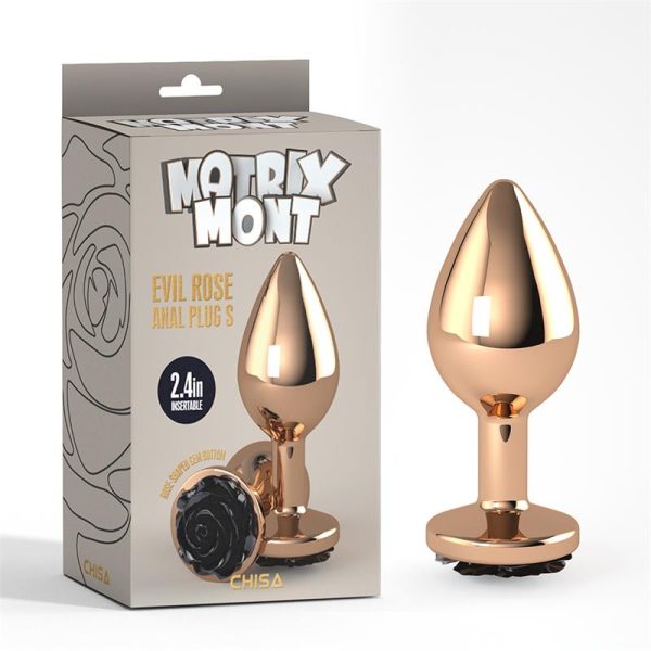 Butt Plug Golden Evil Rose Anal - Size S - Image 5