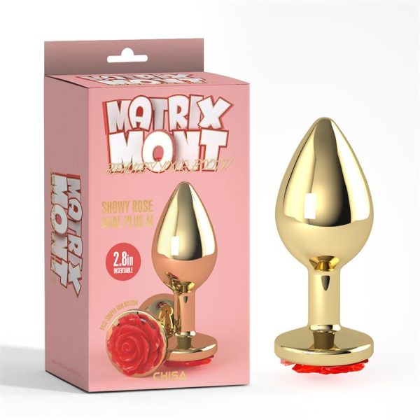 Butt Plug Showy Rose Anal Plug Size M - Image 5