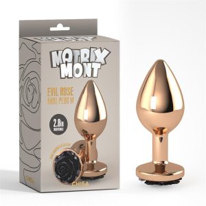 Evil Rose Jewel Anal Plug Size M