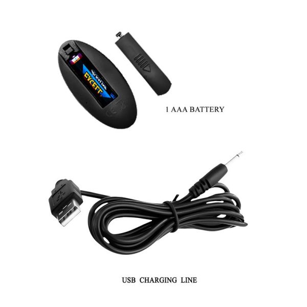 Remote-Controlled Anal Plug with Vibration and Rotation - USB - Image 7