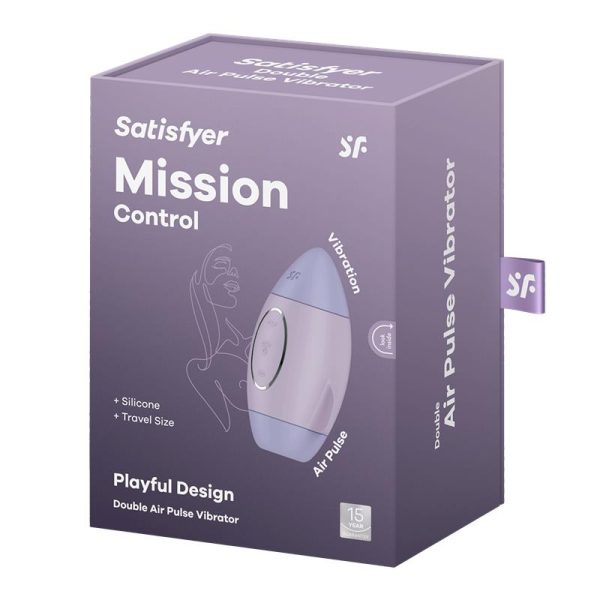 Mission Control Clit Sucker and Vibrator Violet - Image 6