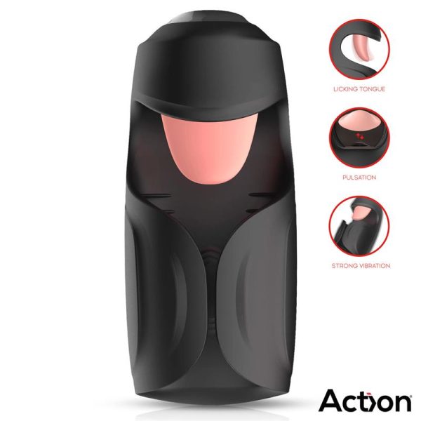 Kubex Masturbator with Licking Tongue, Pulsation and Vibration - Image 2