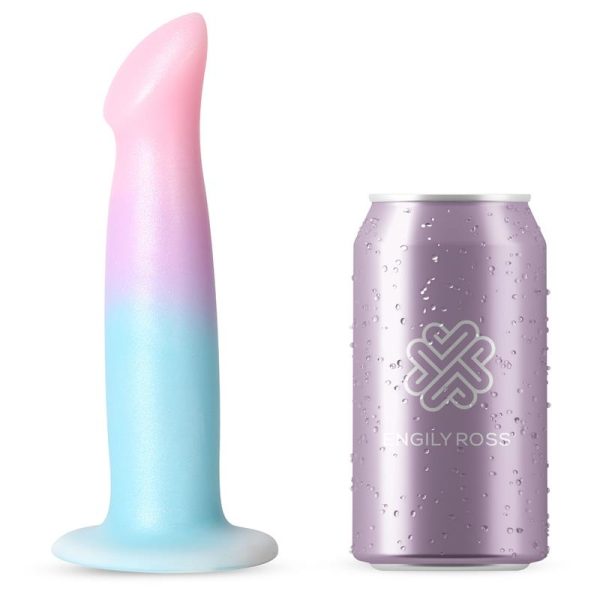 Dildo Dildo with Vibration and Suction Cup Gradient Colour 17 cm - Image 4