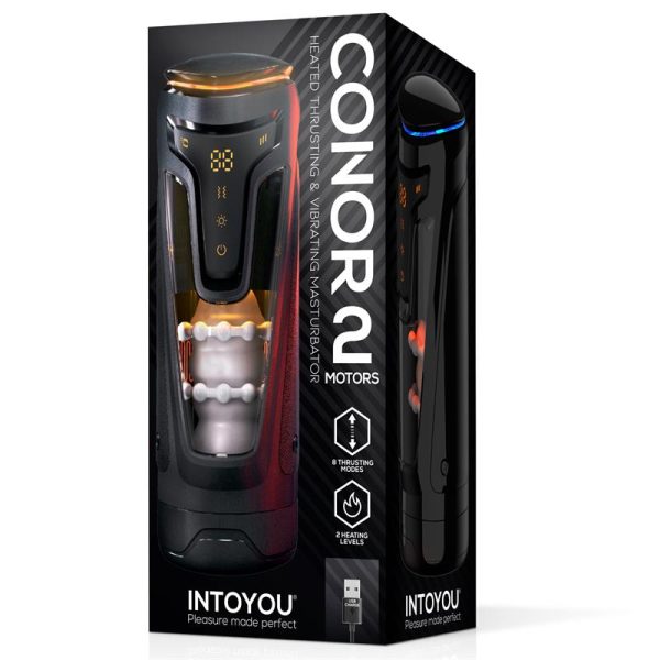 Conor Male Masturbator with Thrusting, Vibration and Heat Function - Image 13