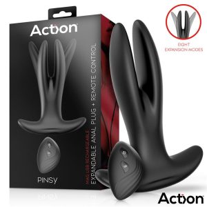 Pinsy Expandable Butt Plug with Remote Control