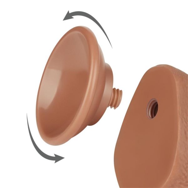 Dildo Sliding Skin 7.5 Brown - Image 5