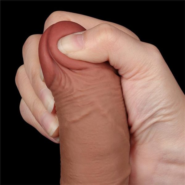 Dildo Sliding Skin 7.5 Brown - Image 8