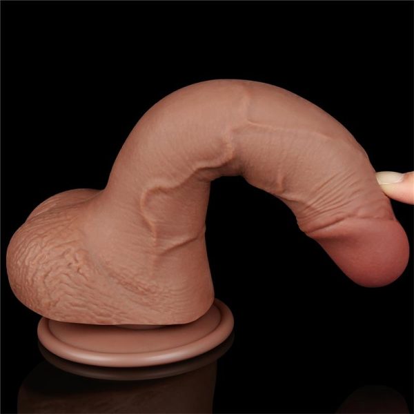 Dildo Sliding Skin 7.5 Brown - Image 10